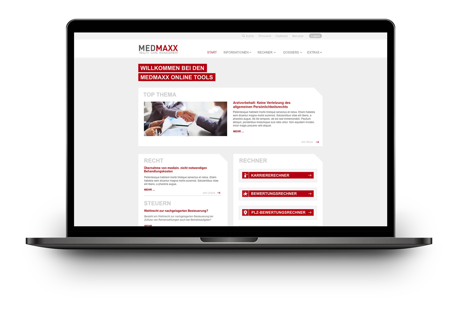 mm-mockup MedMaxx Portal